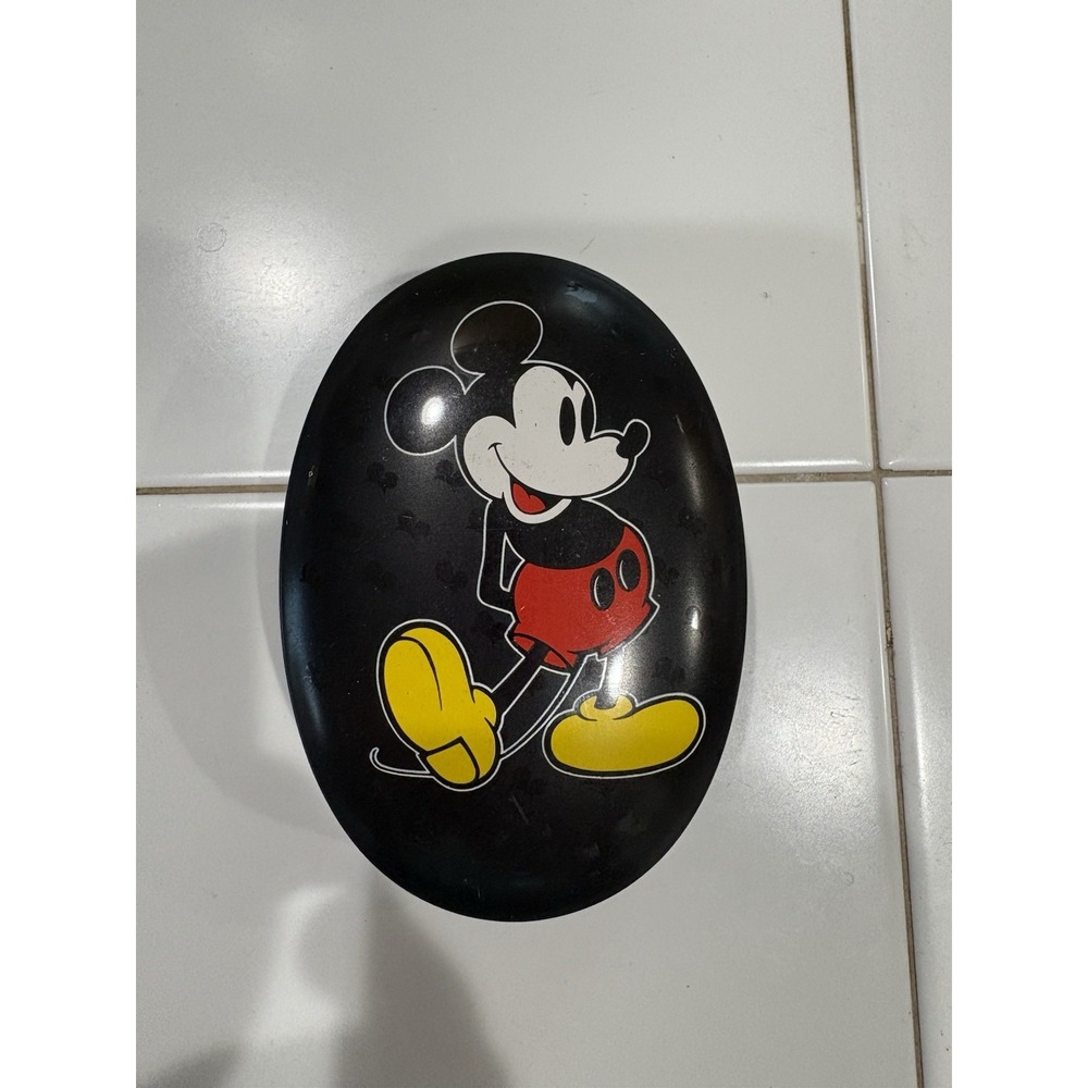 Mickey Mouse Oval Candy Tin Walt Disney 1991 Made in England